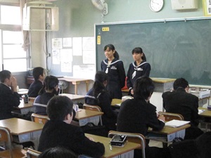 生徒会選挙クラス演説