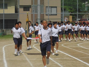 体育大会練習の様子